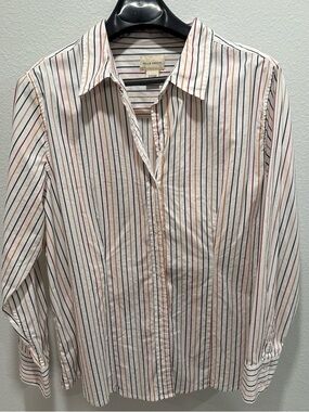 Falls Creek 90s Multicolor Striped Button Down Shirt Men’s Size M